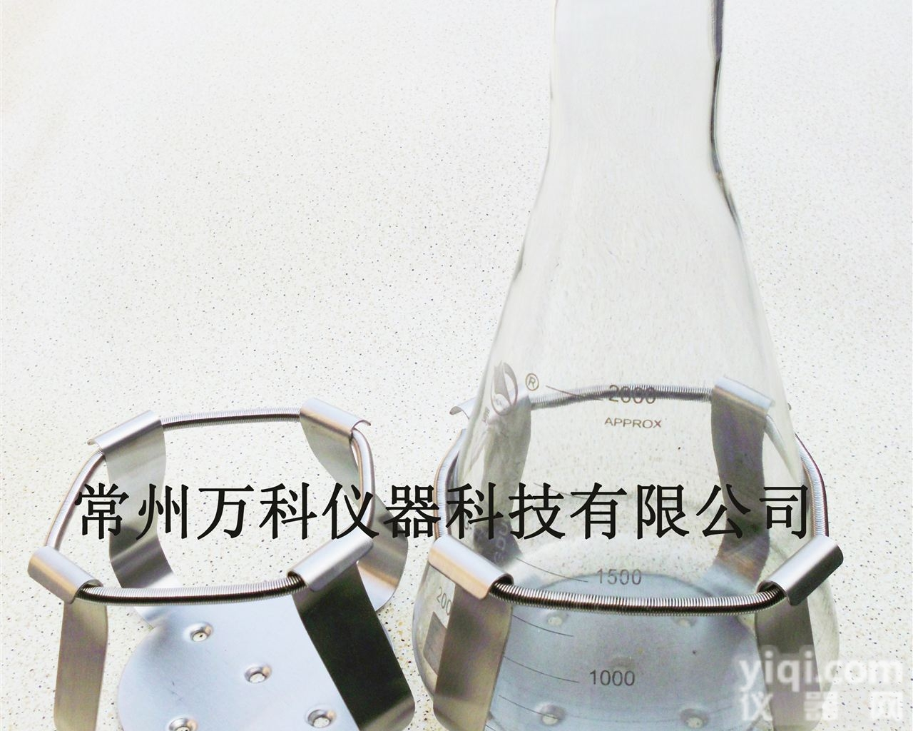 2000ml 3000ml 5000ml  厂家直销<em>大容量</em>三角<em>烧瓶</em>夹具