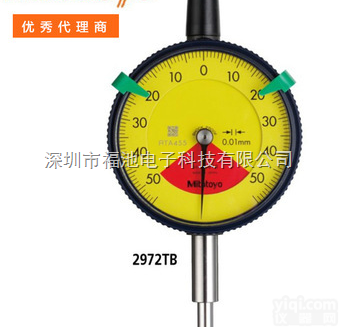 Mitutoyo<em>百分表</em>日本<em>三丰</em>指针式<em>百分表</em>指示表2972TB （0-1...