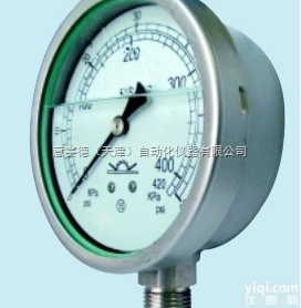 YTHN-100.AO.522  <em>布莱迪</em>全钢耐震<em>压力表</em>YTHN-100.AO.522