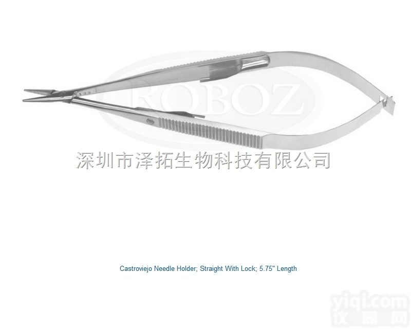 Roboz<em>持针钳</em>RS-6412 <em>精细</em><em>持针钳</em> Castroviejo N...