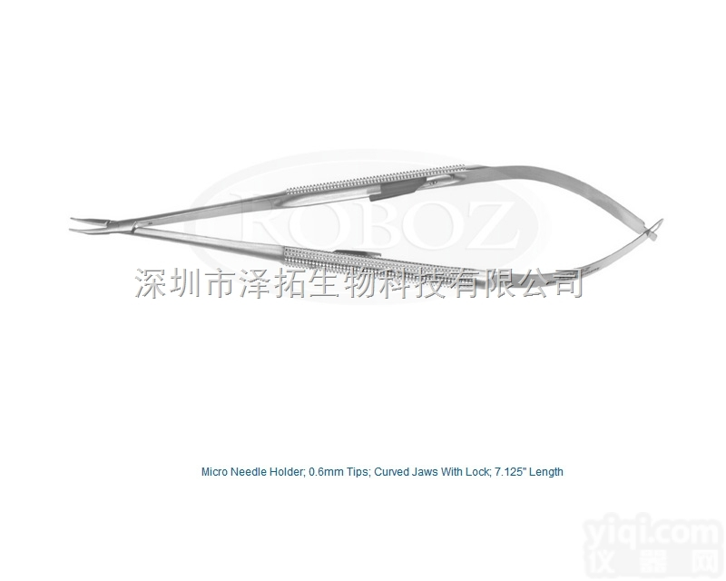 Roboz<em>持针钳</em>RS-6445 显微<em>持针钳</em> 精细<em>持针钳</em> 进口<em>持针钳</em>
