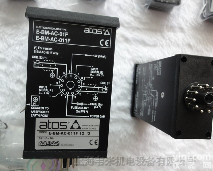 E-ME-AC-01F-4 20 /2  <em>意大利</em>ATOS放大器<em>控制器</em>E-ME-AC-01F-4 20 /2