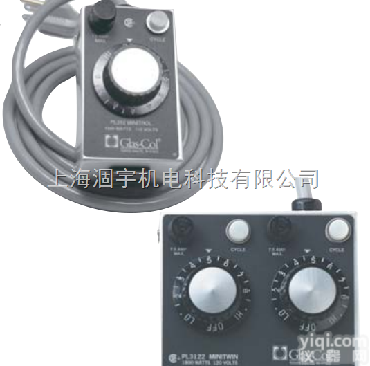 104A PL3122/PL524  <em>美国</em>Glas-Col<em>加热</em>套手动<em>控制器</em> Controls