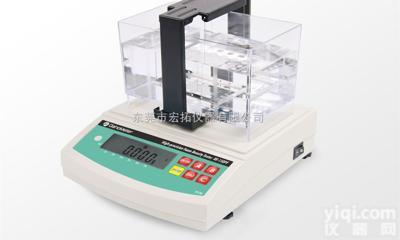 DE-150PF  EVA<em>泡棉</em>比重<em>测量仪</em> 海绵<em>密度</em>计