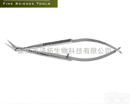 FST弹簧剪15006-09 <em>弯头</em>弹簧剪 FST代理 动物解剖<em>剪刀</em>