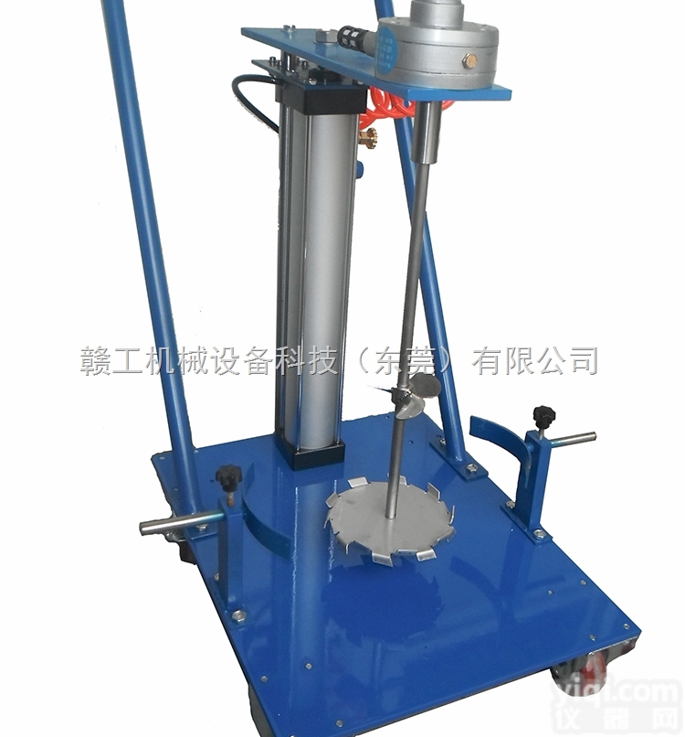 供应QD-20LV2T推车式气动升降<em>搅拌机</em> <em>分散机</em> 0至3000转自由...
