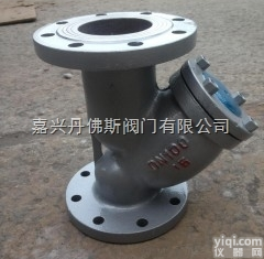 GL41H-16  丹佛斯Y型<em>铸钢</em>法兰<em>过滤阀</em>