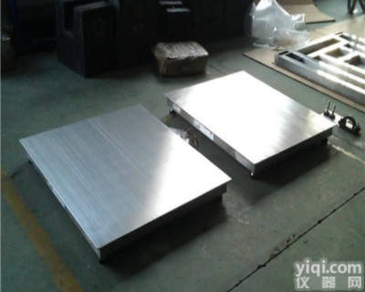 拉丝处理<em>不锈钢</em>2吨防水<em>防腐蚀</em>电子<em>地磅</em>秤