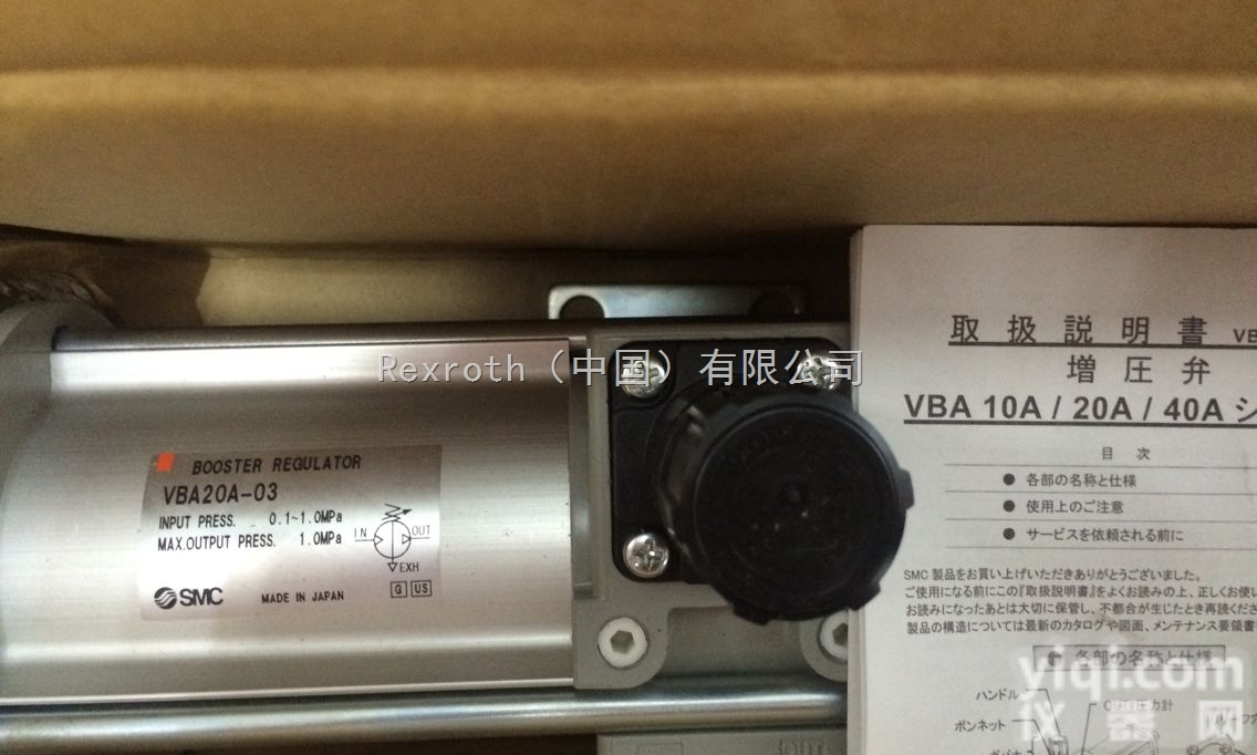 <em>SMC</em> VBA20A系列<em>增压</em>阀<em>原装</em>代理现货