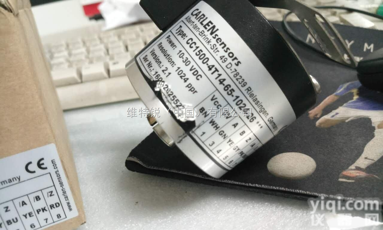 <em>CARLEN</em>增量式<em>编码器</em>CC1500-4T14-65-1024-26