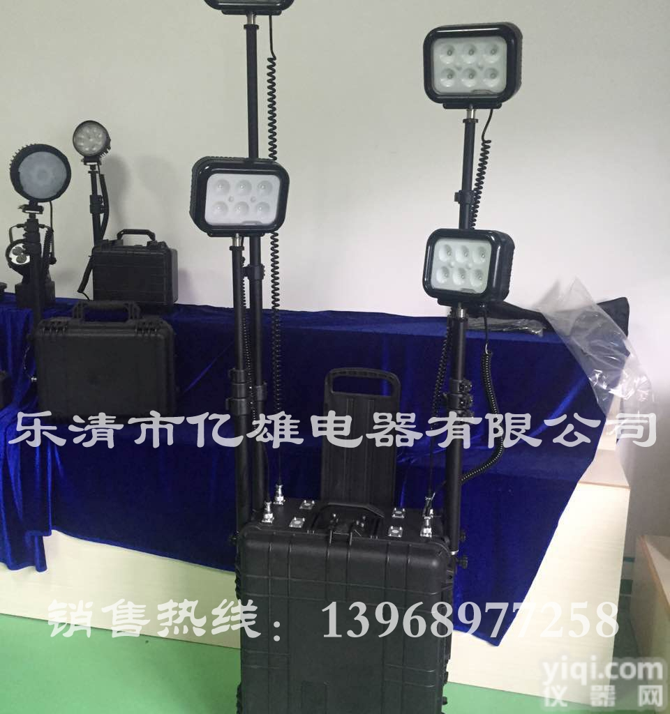 CBY5100D  野外现场<em>照明灯</em>，电影拍摄全影<em>照明灯</em>，拉杆<em>箱式</em>移动升降工作灯