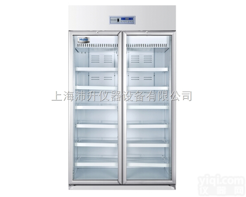 HYC-940  海尔2-8℃<em>医用</em><em>冷藏箱</em>玻璃<em>双门</em>