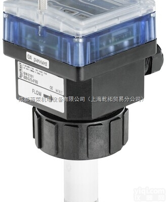 064790  <em>德国</em><em>宝德</em><em>叶轮式</em>流量传感器，BURKERT流量传感器