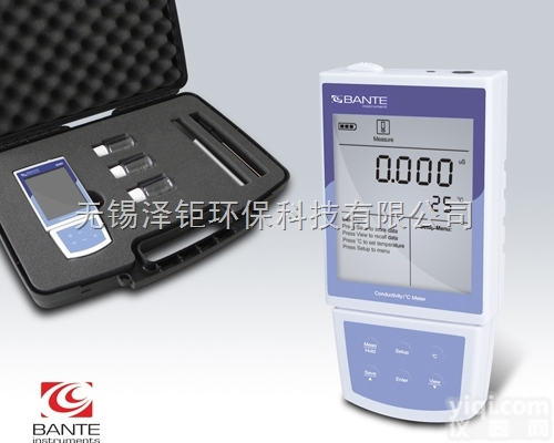 <em>便携式</em>电导率仪  <em>无锡</em>泽钜污水检测Bante520<em>便携式</em>电导率仪厂家直销