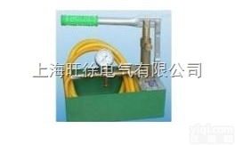 上海旺徐T-50K-P<em>手动</em><em>试压泵</em><em>全铜</em> 铁箱