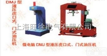上<em>海旺</em>徐微电脑DMJ-10<em>型系列</em>手动 电动液压虎口式 门式油压机