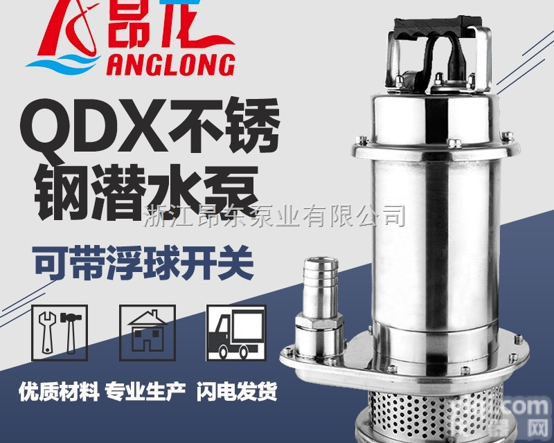 QDX小功率高<em>扬程</em><em>潜水泵</em> 花园浇灌喷洒<em>抽水泵</em>