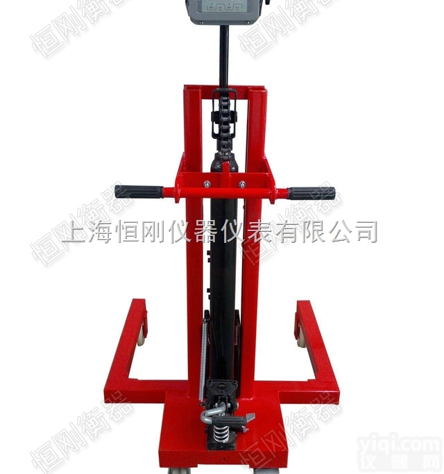 ycs  500公斤<em>电动</em><em>油桶</em>秤,带<em>电子秤</em><em>油桶</em>堆高车秤厂家