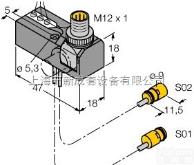 图尔克传感器NI2-K09-0.095/0.11-BDS-2AP6X3...