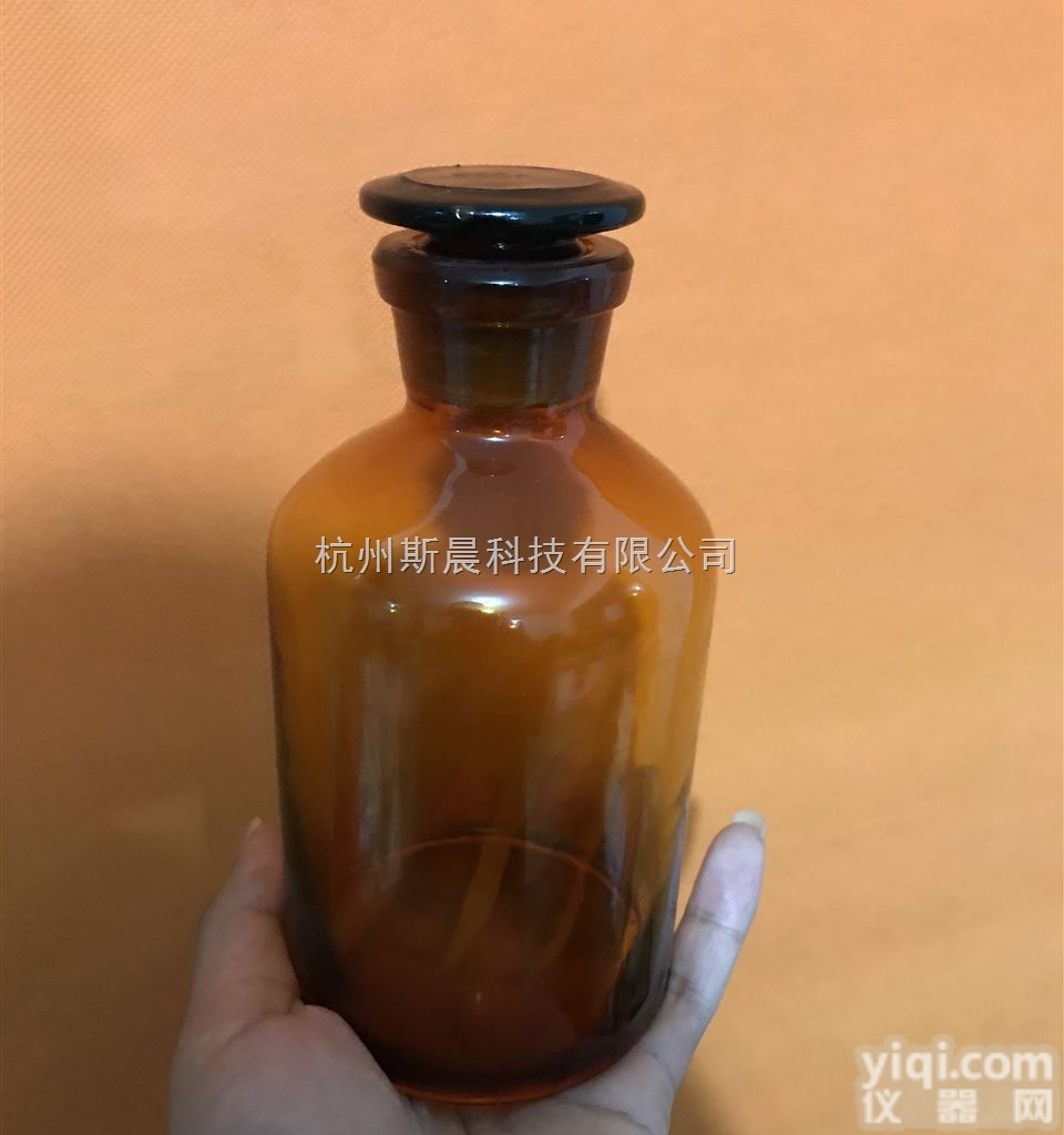 杭州斯晨 小口磨口试剂瓶1000ml<em>棕色小口试剂瓶</em>