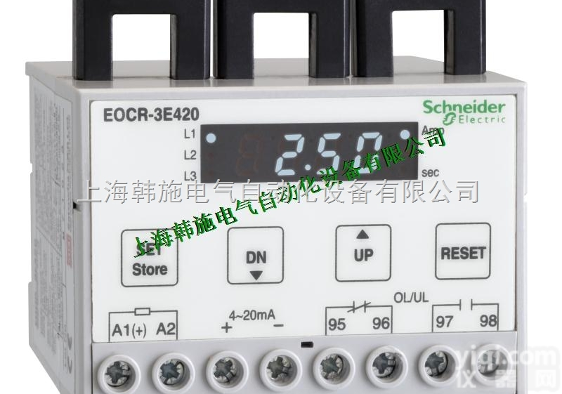 <em>韩国</em>三和装<em>进口</em> EOCR-3E420 施耐马达保护器