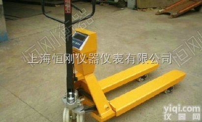 电子叉车秤  手动电子叉车秤，工厂用带叉车搬运秤，<em>移动</em>的叉车<em>电子秤</em>