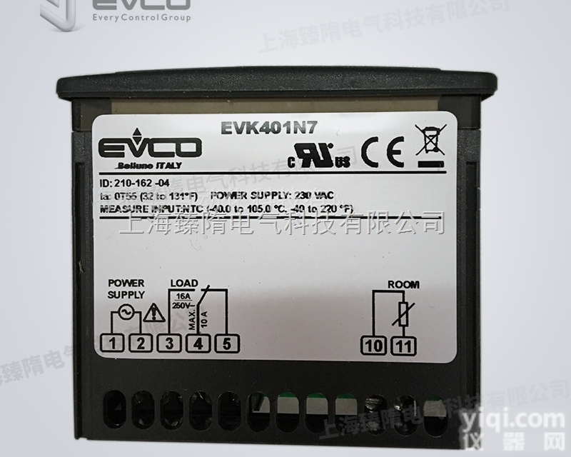 EVK401N7  EVK401N7<em>数显</em><em>数字显示</em>温控器