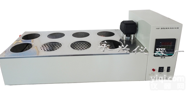 YXSF  双列八孔<em>磁力搅拌</em>数显恒<em>温水</em>浴锅