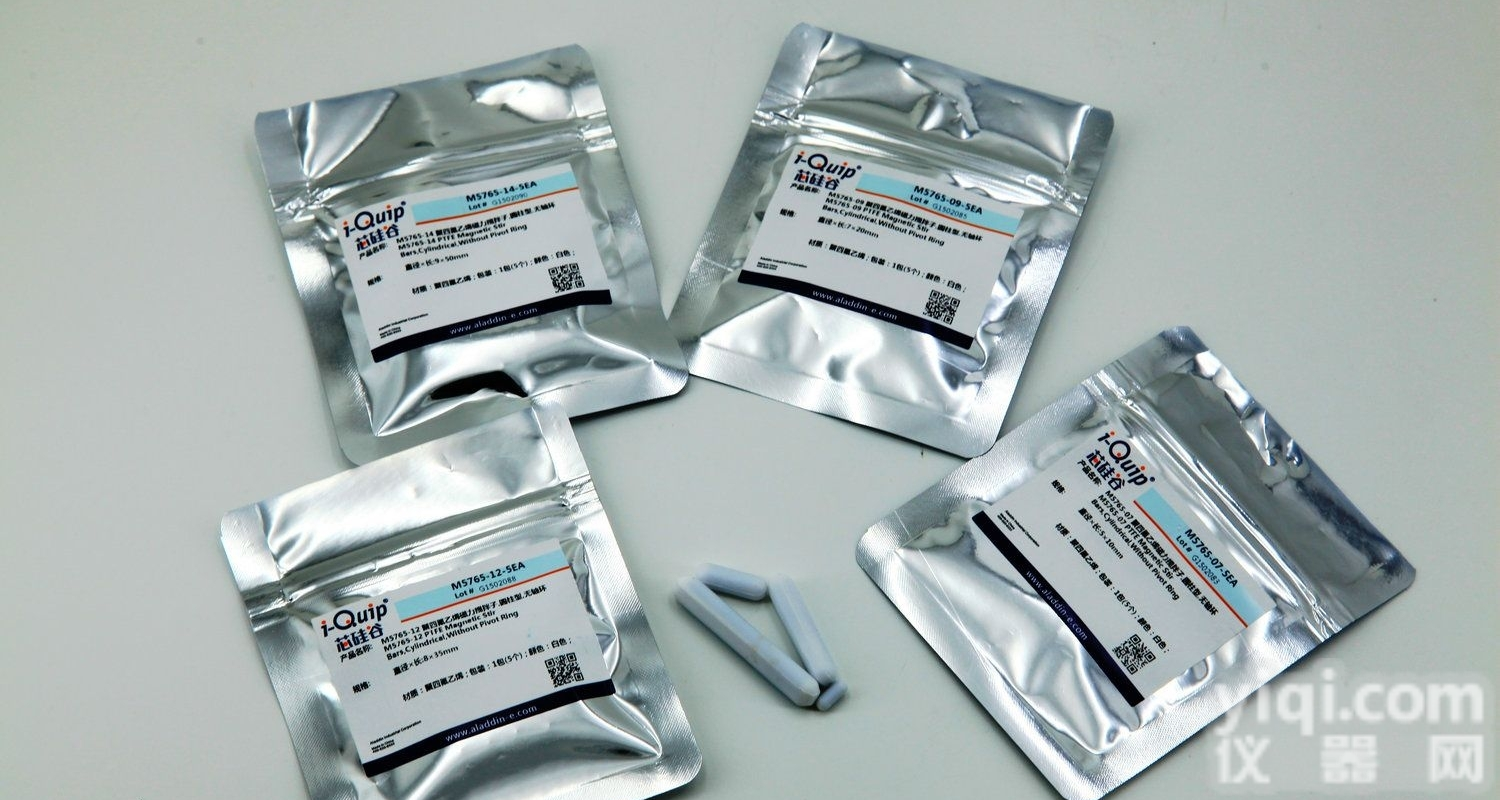 M5765  芯<em>硅谷</em> 聚四氟乙烯磁力搅拌子,圆<em>柱型</em>,无轴环