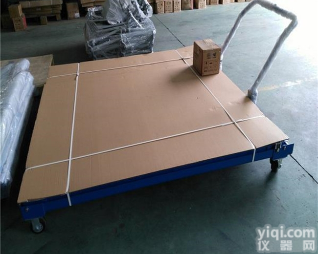 SCS2吨  江苏省2T带移动<em>滚轮</em>电子地<em>磅秤</em>