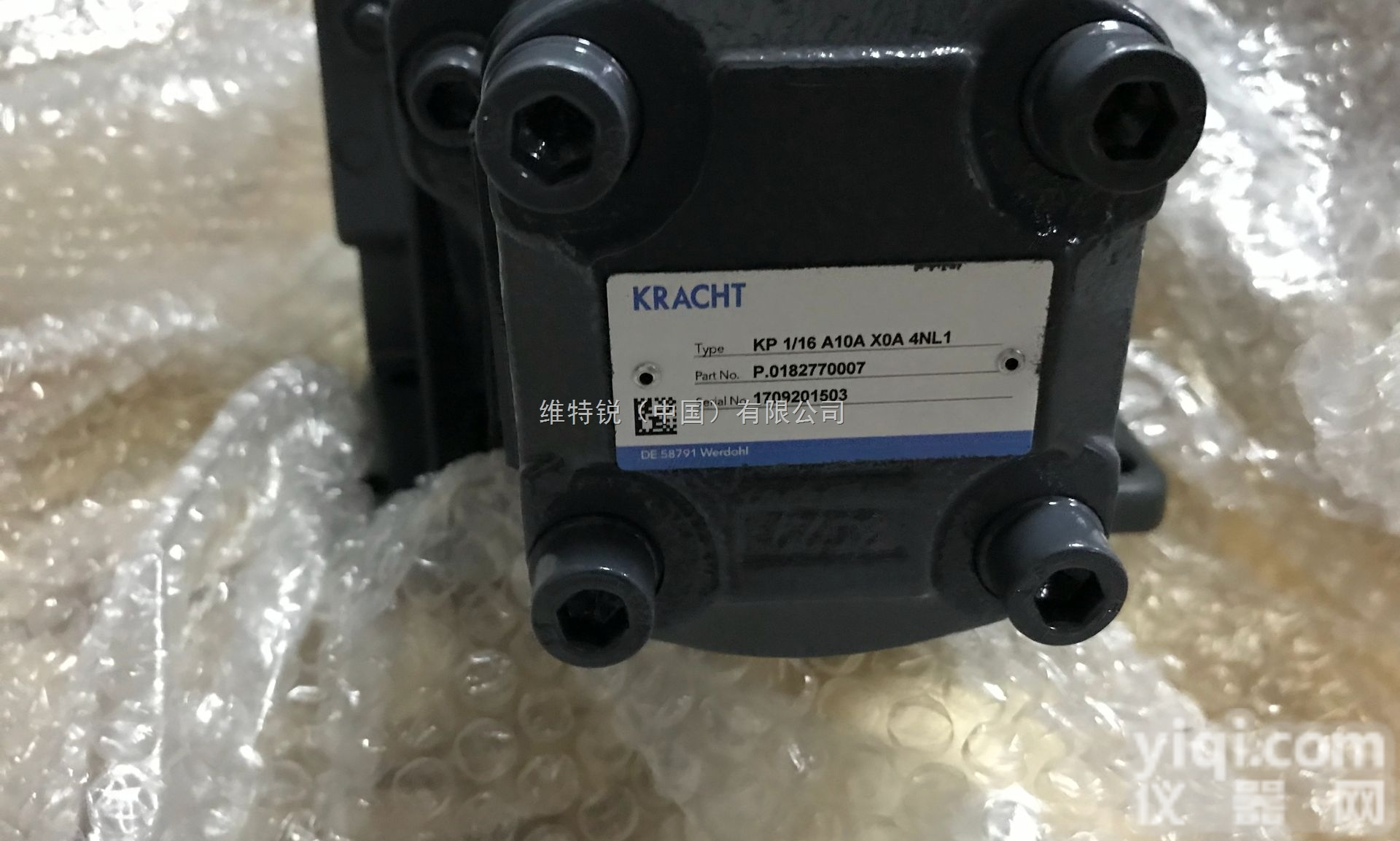 外齿合型<em>KRACHT</em>高压<em>齿轮泵</em>KP1/16A10AX0A4NL1