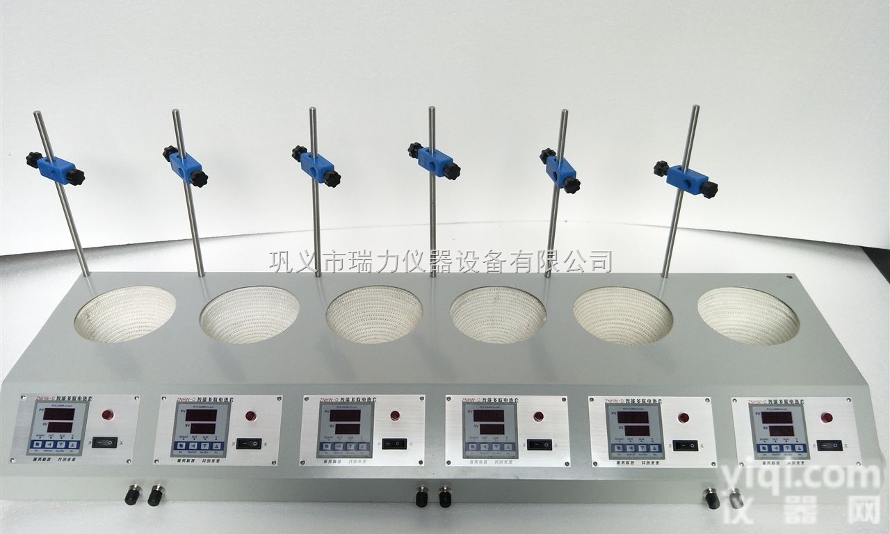 ZNHW-DL  多联数显<em>电热</em>套ZNHW-DL-100ml <em>多孔</em>六联<em>电热</em>套 瑞力生产