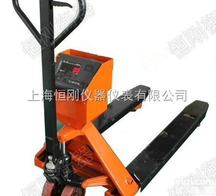电子叉车秤  手压电子叉车秤，<em>轮式</em>叉车搬运秤，可升降的叉车<em>电子秤</em>