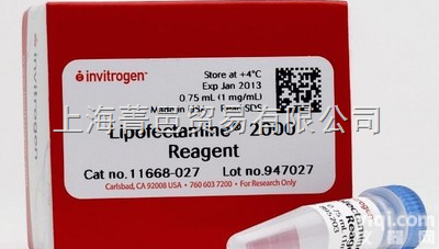 脂质体2000 11668-<em>027</em> <em>Invitrogen</em> 0.75 m...
