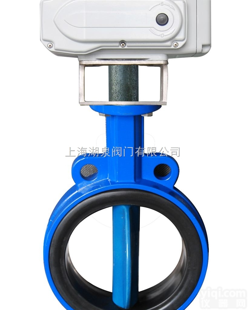 d971x-16c<em>电动对夹蝶阀</em><em>电动对夹蝶阀</em>对夹式电动软密封蝶阀