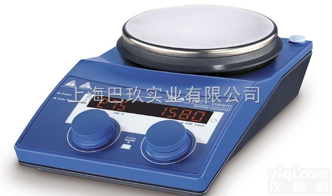 德国IKA艾卡RET<em>基本型</em>加热<em>磁力搅拌</em>器（不锈钢, 安全<em>温度控制</em>型）