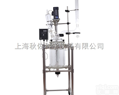 多种型号  双层玻璃<em>反应釜</em>5L 10L 20L 50L <em>100L</em>
