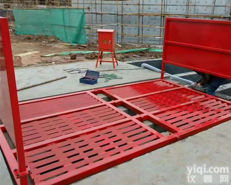 <em>搅拌站</em>车辆自动<em>除尘</em>洗轮设备-平板式洗车机