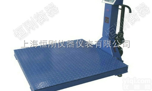 电子平<em>台秤</em>  <em>常州</em>移动式电子平<em>台秤</em> 高度可调移动地磅秤