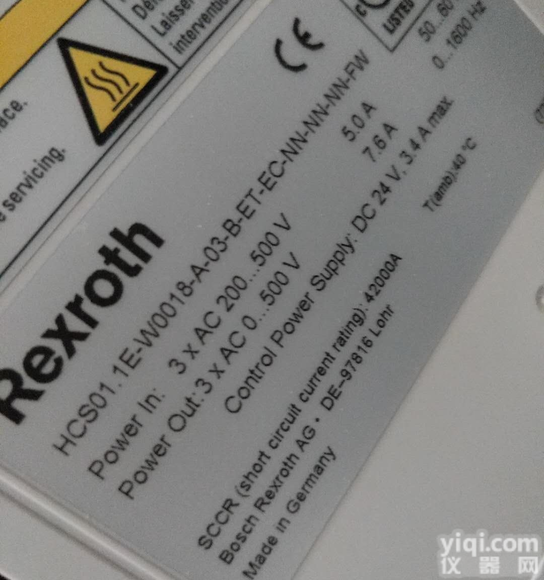 全系列<em>电源模块</em>  订货号/<em>型号</em>：HCS02.1E-W0028-A-03-NNNN