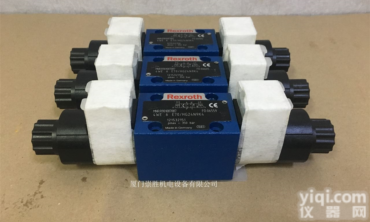 4WE6H70/HG24N9K4  <em>力士</em>乐进口<em>注塑机</em>电磁阀4WE6H70/HG24N9K4