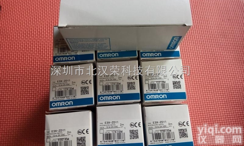 E3X-ZD11,E3X-SD  欧姆龙E3X-系列<em>光纤</em><em>放大器</em>，全新<em>现货</em>