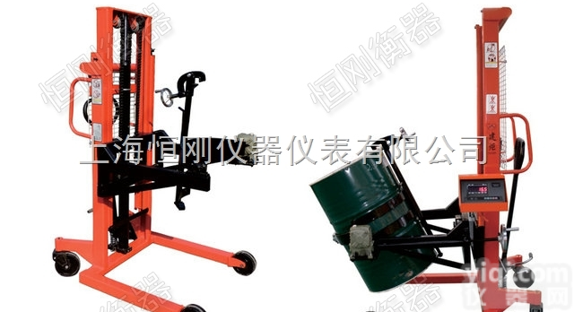 ycs  500<em>公斤</em>液压式<em>搬运</em>用电动<em>油桶</em>秤