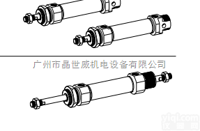 <em>型号齐全</em>  不锈钢<em>气缸</em>P1S系列Ø10-25mm