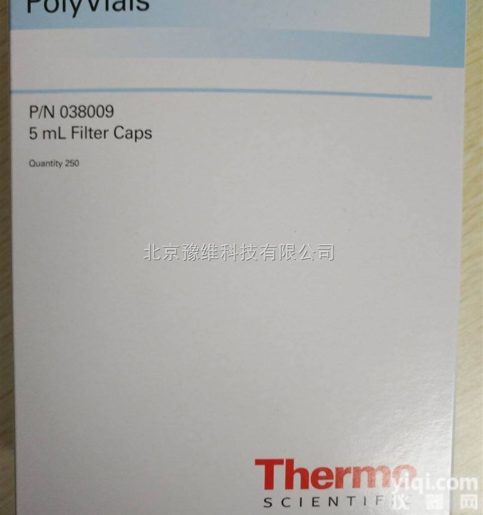 <em>戴安</em> Dionex <em>样品</em>瓶盖-带滤芯 038009