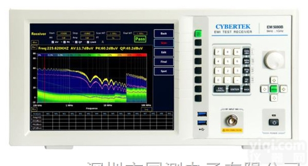 EMI<em>接收机</em>传导骚扰<em>测试</em>EM5080（9K-3G）