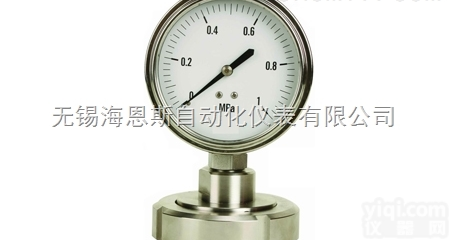 Y-150BFZ/MN<em>螺母</em>式<em>不锈钢</em>耐震隔膜压力表