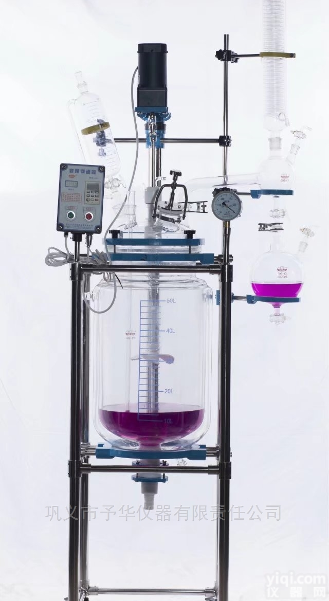 YHGSF<em>出口型</em>  <em>巩义</em>予华YHGSF变频调速双层/三层玻璃反应釜