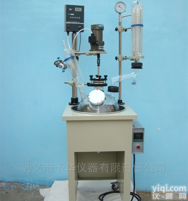 YDF10-100L型  <em>单层</em>玻璃<em>反应釜</em>YDF10-100L<em>巩义</em>予华实用美观