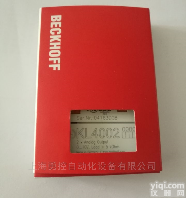 KL4002  <em>长沙</em>BECKHOFF倍福<em>现货</em>模块KL4002